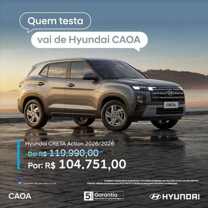 HYUNDAI CRETA 1.0 TGDI FLEX ACTION AUTOMÁTICO